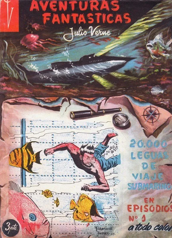 Aventuras Fantásticas - 20.000 Leguas de Viaje Submarino