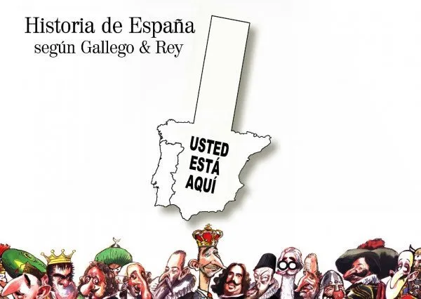 Usted está aquí. Historia de España según Gallego & Rey (Apache Libros / Fundación General Universid