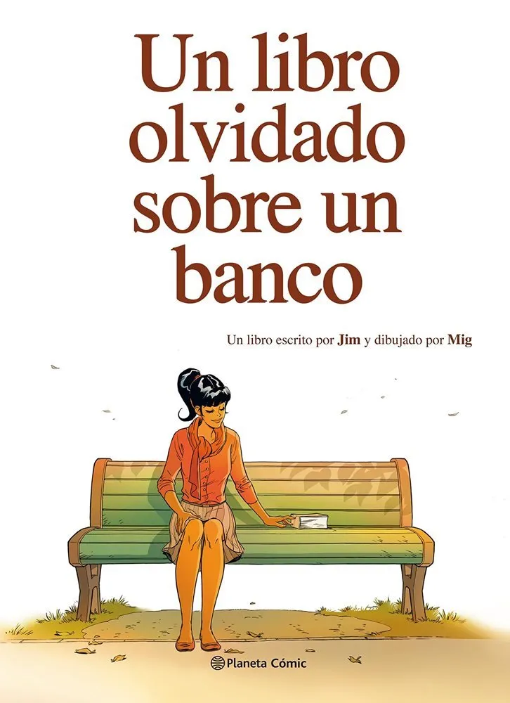 Un libro olvidado sobre un banco