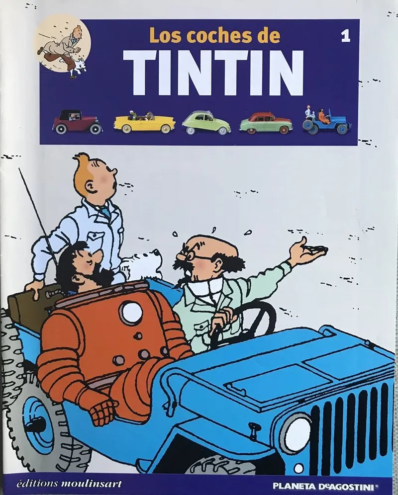 Los coches de Tintín