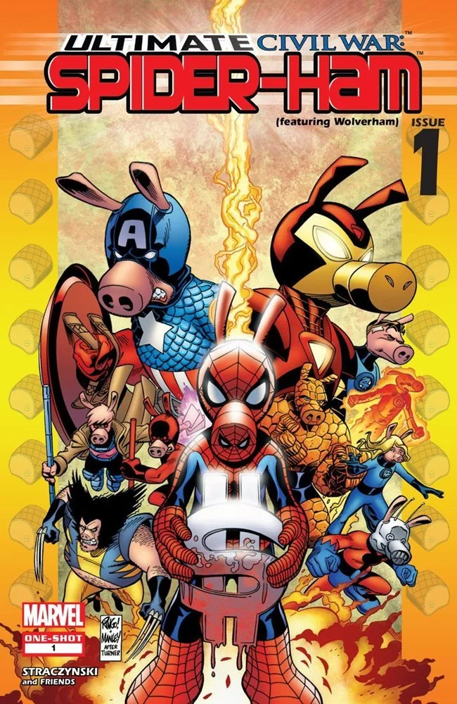 Ultimate Civil War: Spider-Ham (Inglés)