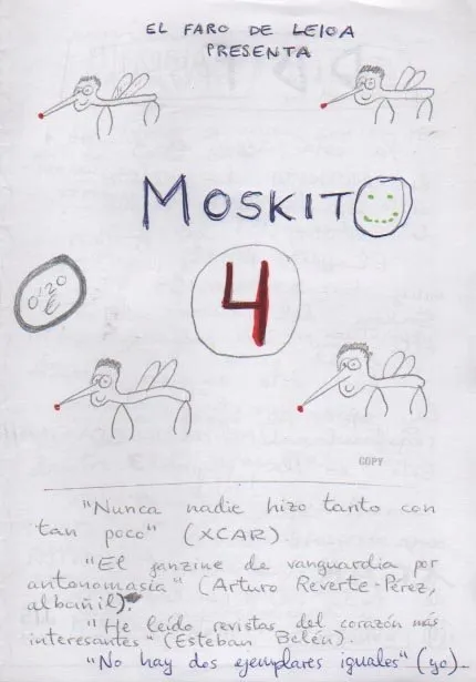 Moskito el fanzine manuscrito