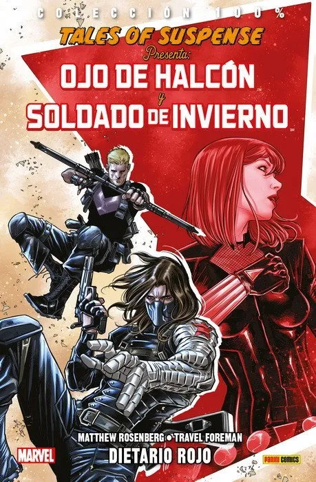 Tales of Suspense Presenta Ojo de Halcón y Soldado de Invierno: Dietario Rojo. 100% Marvel (Panini C