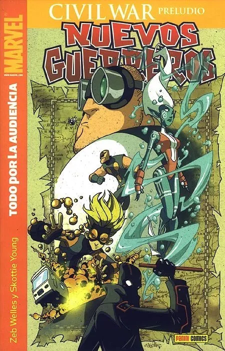 Civil War preludio. Nuevos Guerreros: Todo por la audiencia (2007)