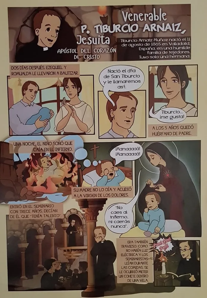 Venerable P. Tiburcio Arnaiz, Jesuita