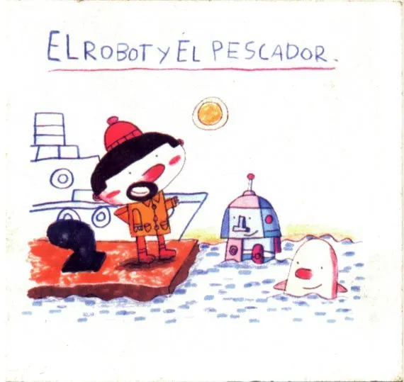 El robot y el pescador (Autoedición)