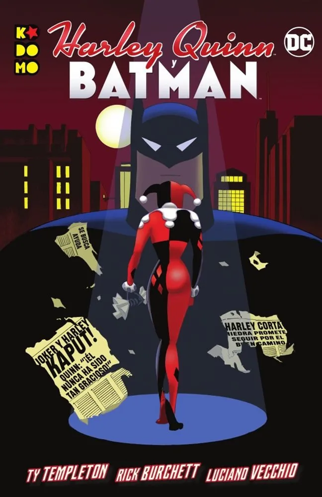 Harley Quinn y Batman. Linea Kodomo