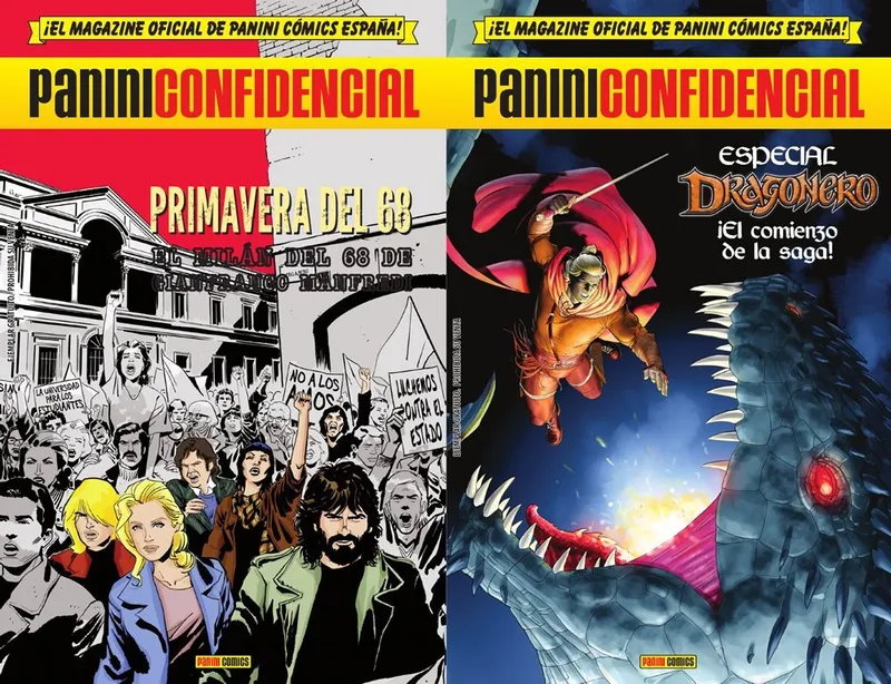Panini Confidencial: Especial Primavera del 68 / Especial Dragonero