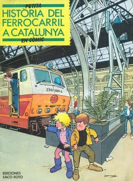 Petita Història del Ferrocarril a Catalunya en còmic