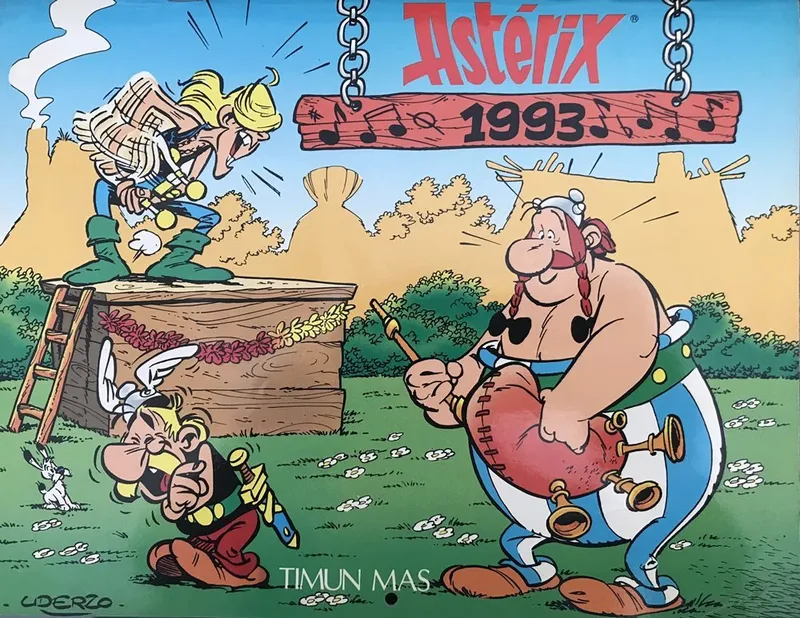 Calendario Asterix 1993