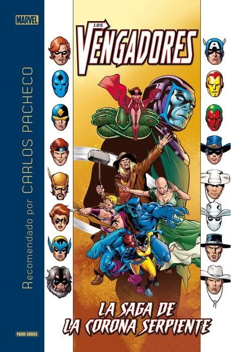 Marvel Recomendado por Carlos Pacheco Los Vengadores: La saga de la Corona Serpiente (Panini Comics 