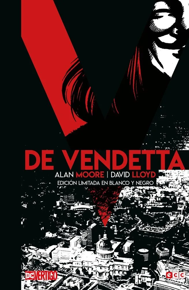 V de Vendetta. Edición Deluxe en blanco y negro