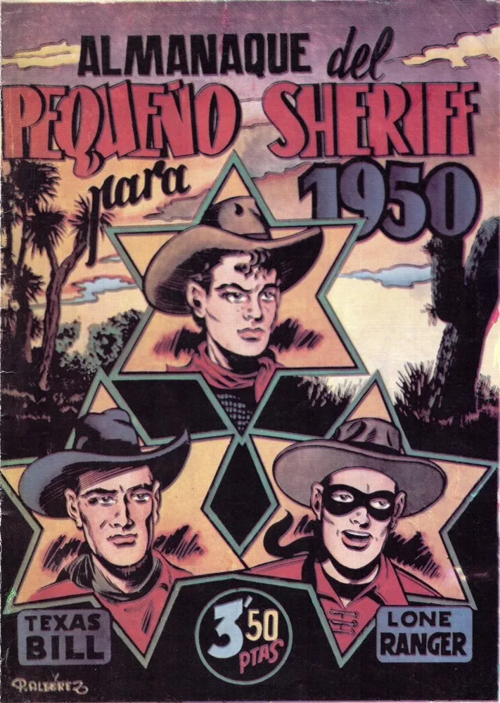 El Pequeño Sheriff. Almanaques 1950 a 1952