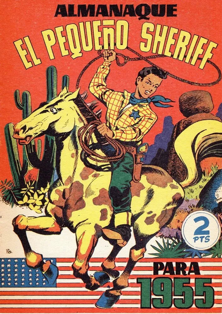 El Pequeño Sheriff. Almanaques 1955-1956
