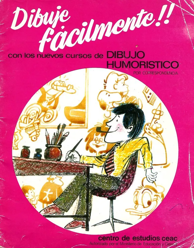 Dibuje fácilmente!! con los nuevos cursos de dibujo humorístico por correspondencia