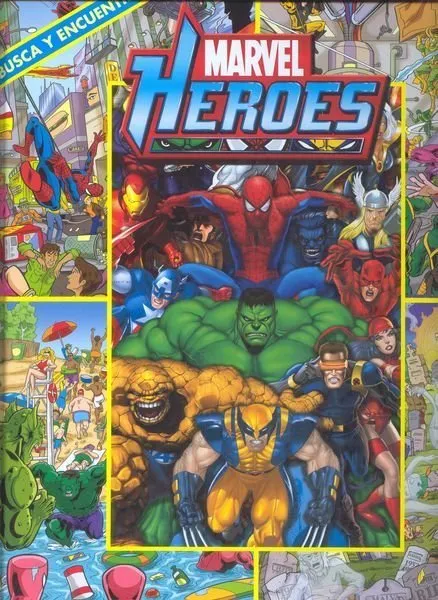 Marvel Héroes. Busca y encuentra