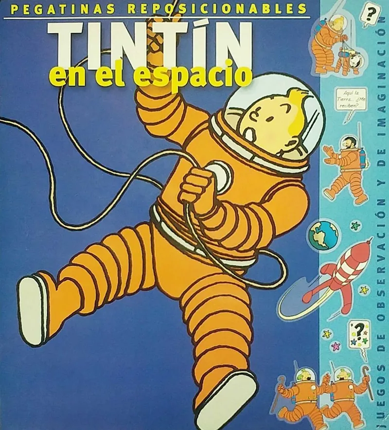 Tintín: Pegatinas Reposicionables