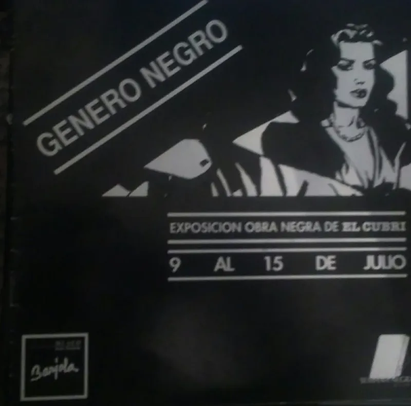 Género Negro. Exposición obra negra de El Cubri