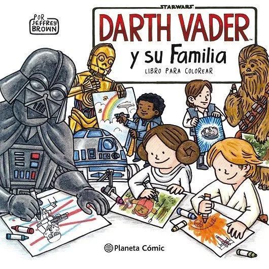 Darth Vader y su familia (Libro para colorear)