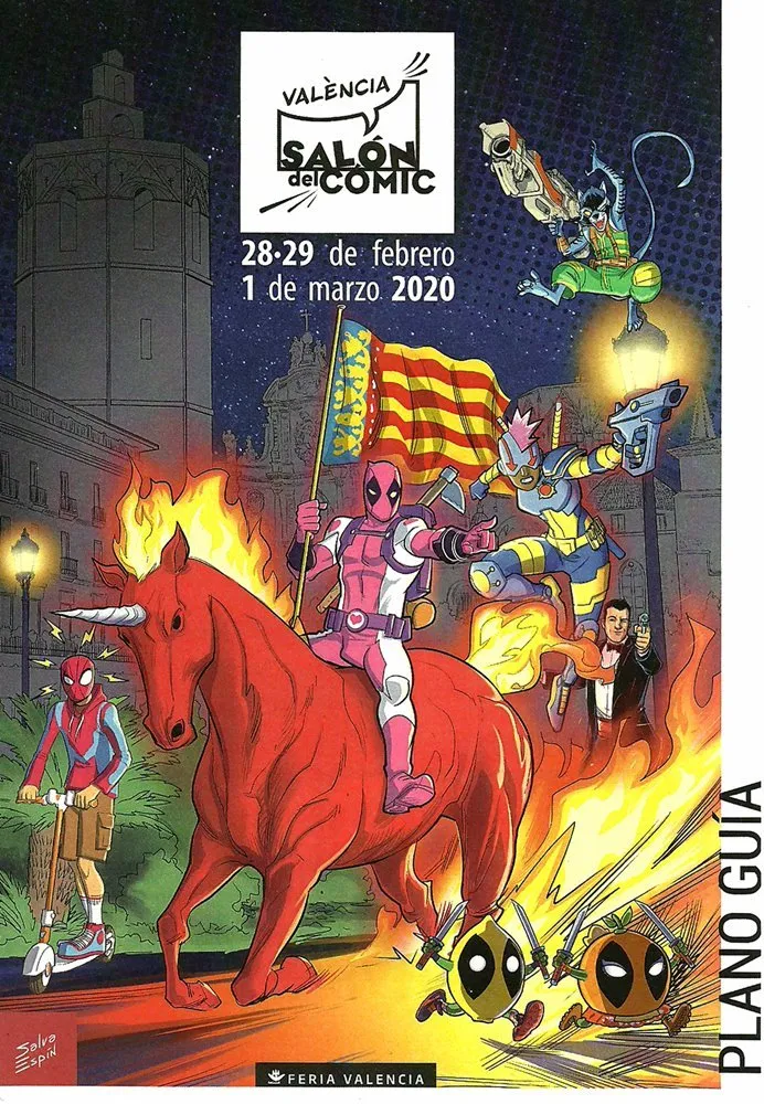 Salón del Cómic València. Plano Guía