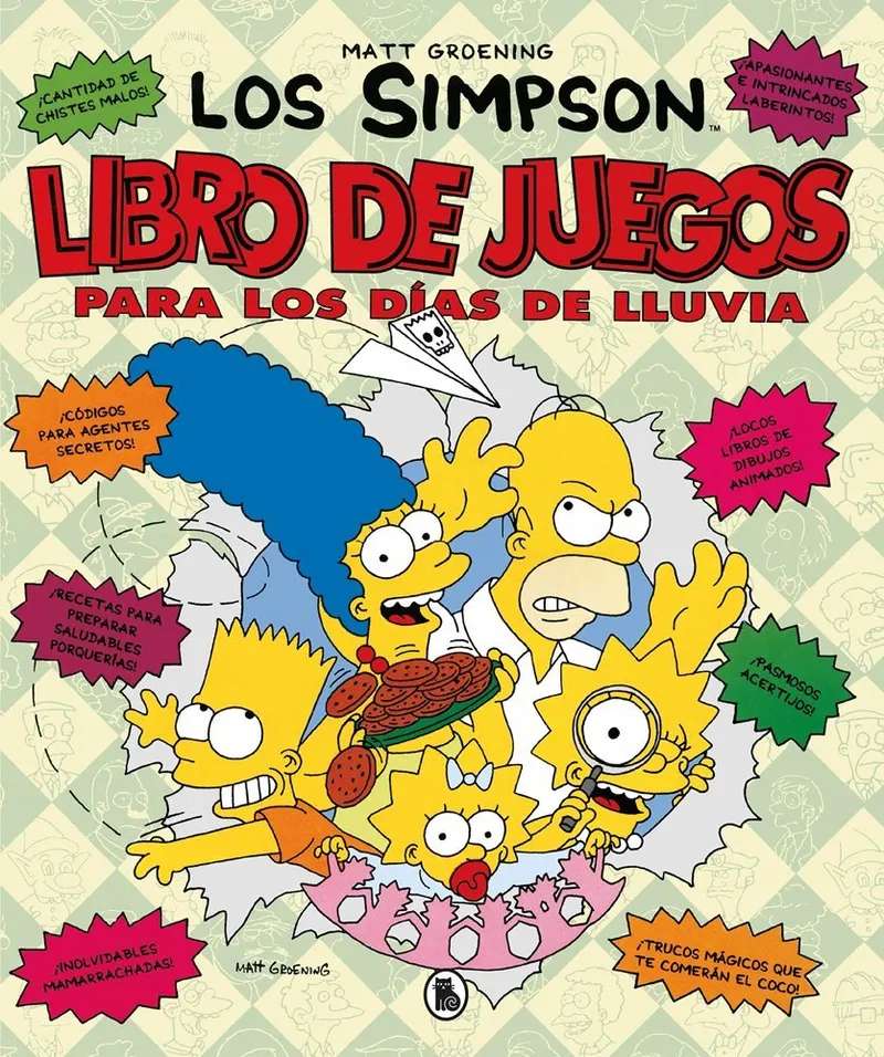 Los Simpson: Libro de juegos para los días de lluvia