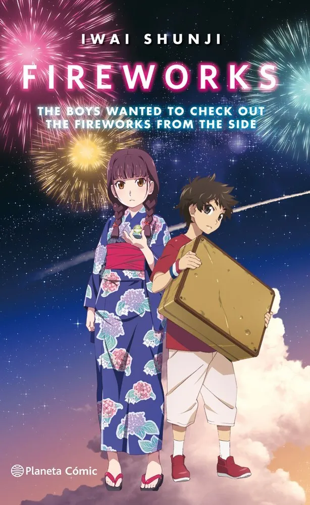 Fireworks - The boys wanted to check out the fireworks from the side