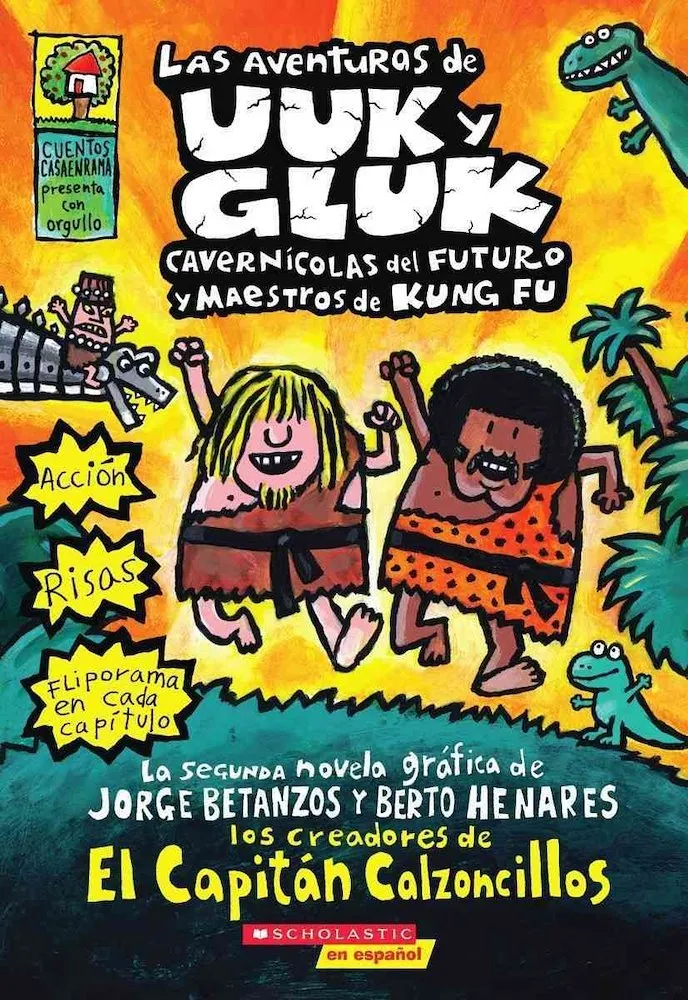 Las aventuras de Uuk y Gluk Cavernícolas del futuro y maestros del Kung Fu