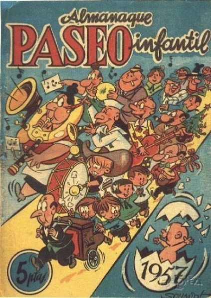 Almanaque Paseo Infantil 1957