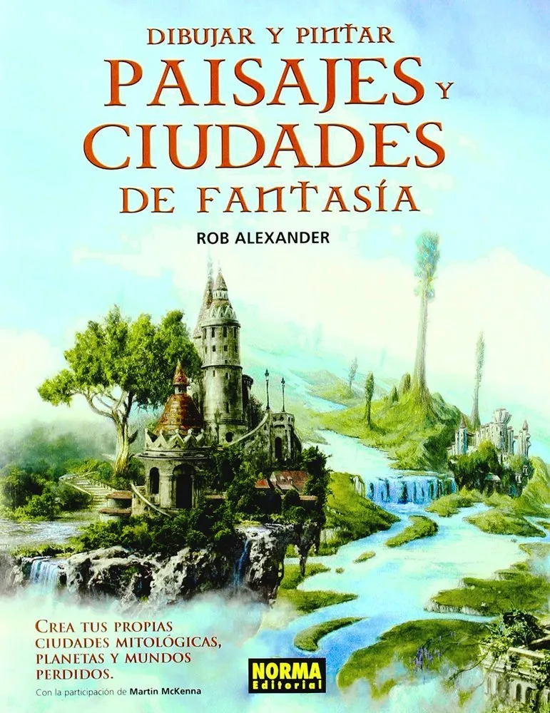Dibujar y pintar paisajes y ciudades de fantasía