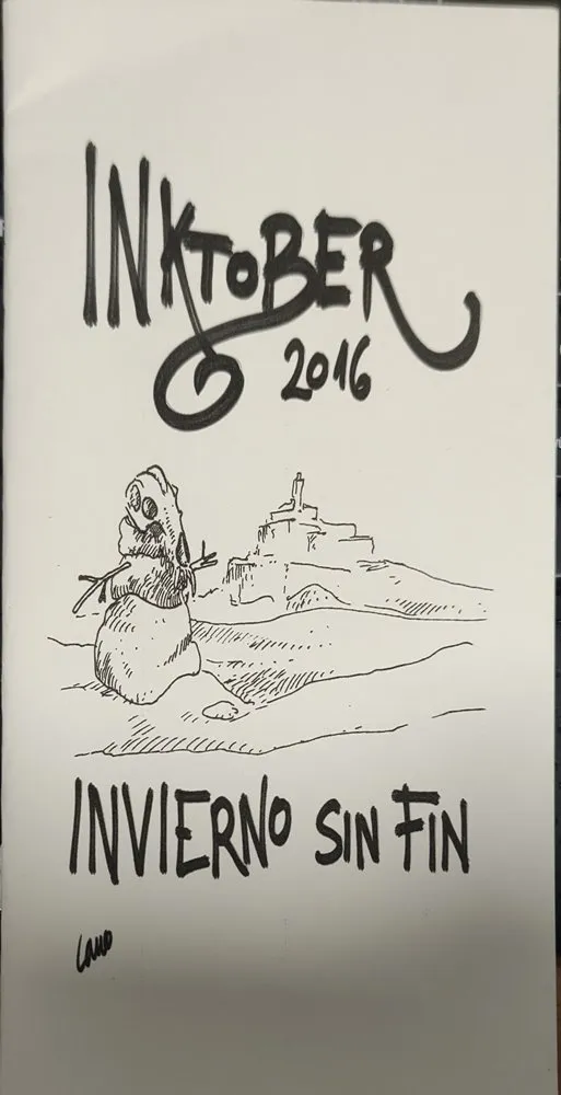 Inktober 2016 Invierno sin fin (Autoedición)