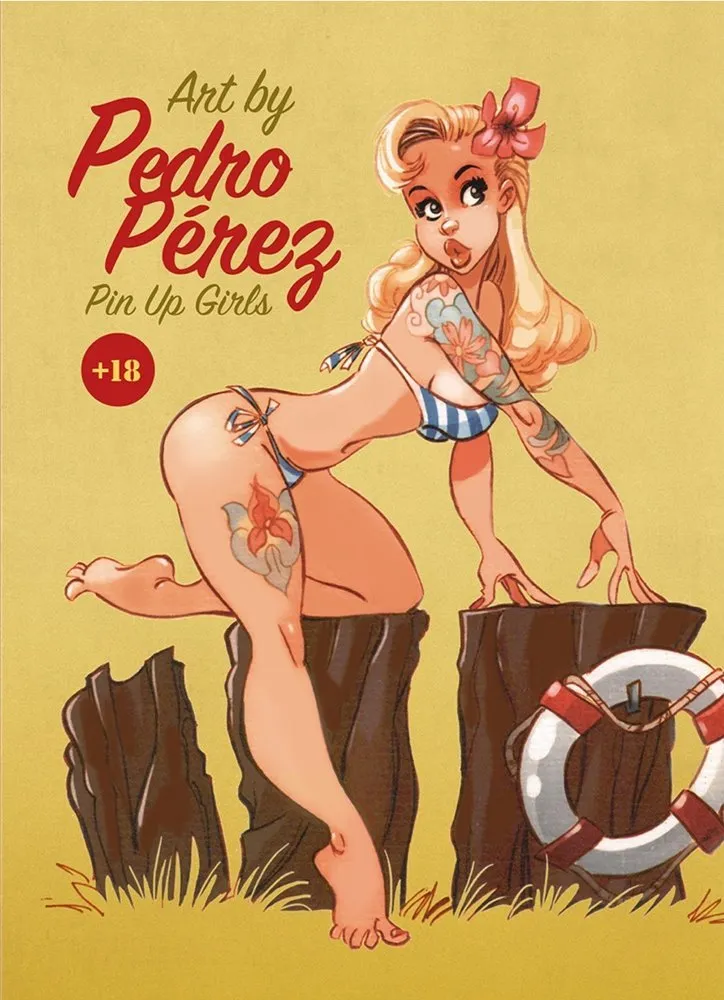 Art by Pedro Perez. Pin Up Girls (Ominiky Ediciones)