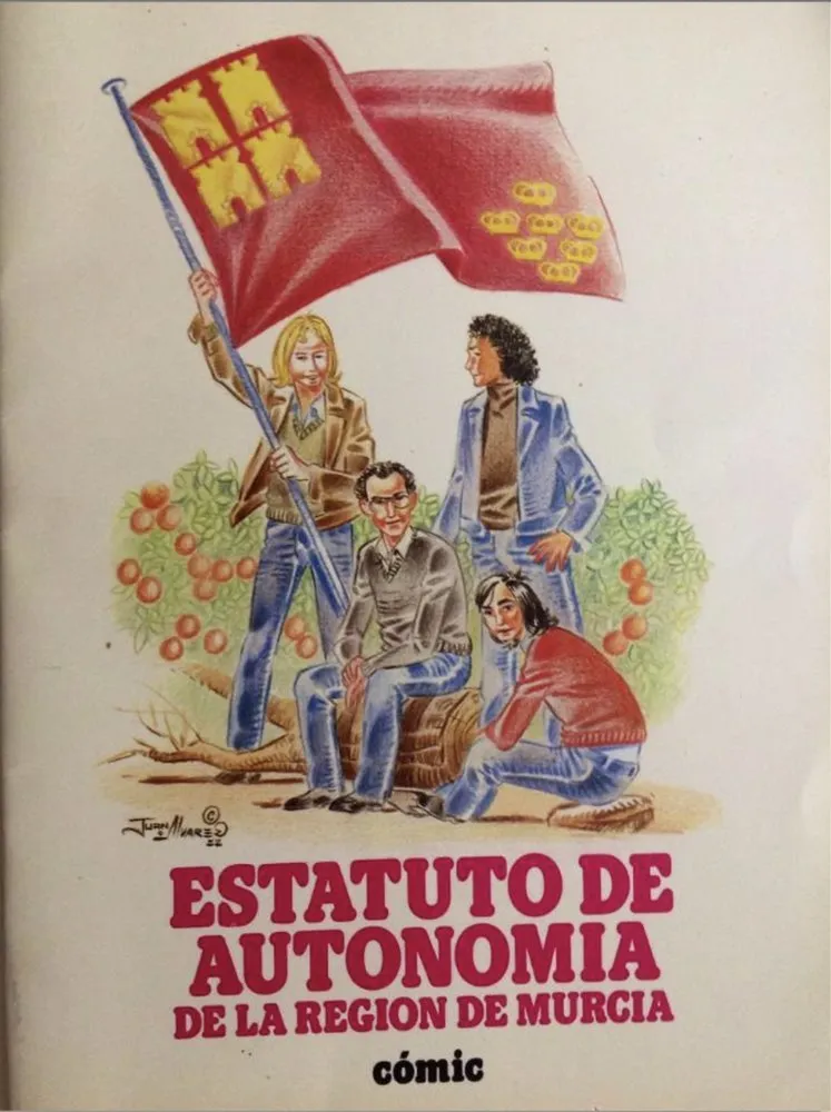 Estatuto de Autonomia de la Región de Murcia cómic (Consejeria de Cultura, Educación y Turismo Regió