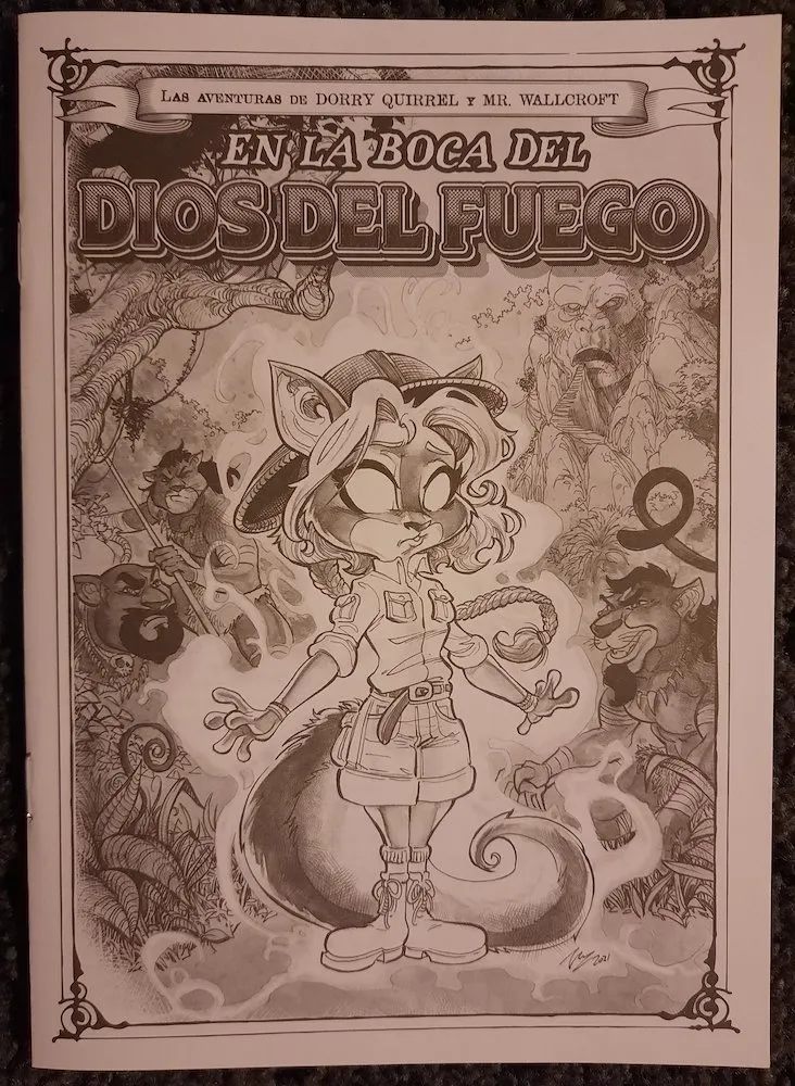 Las aventuras de Dorry Quirrel y Mr. Wallcroft: En la boca del dios de fuego