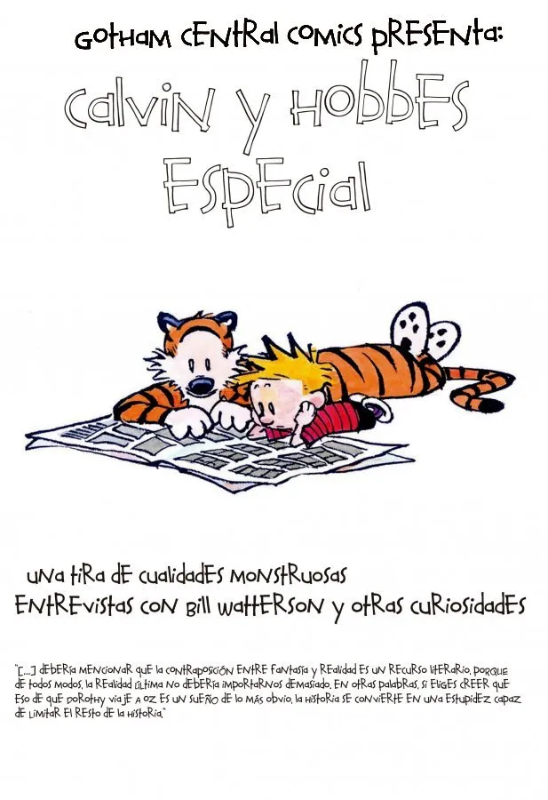 Calvin y Hobbes especial
