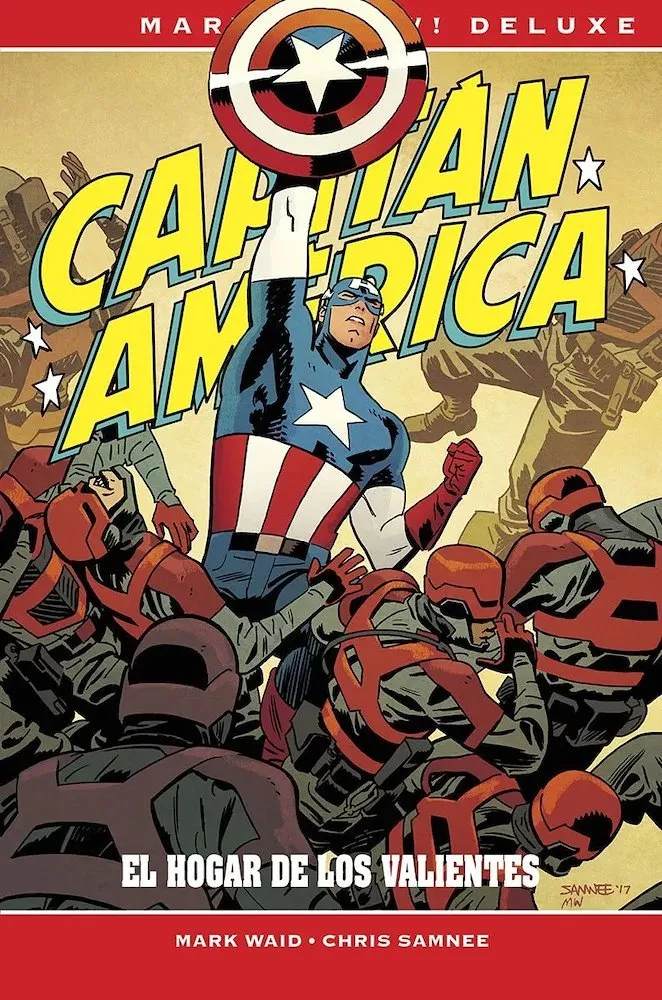 Capitan América de Mark Waid y Chris Samnee. Marvel Now! Deluxe