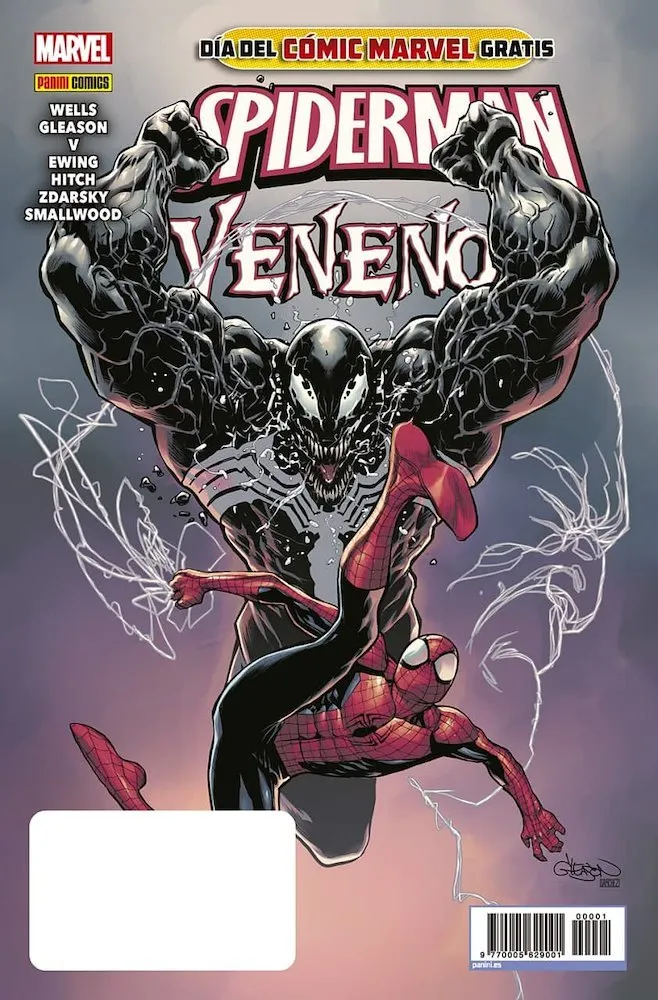 Spiderman y Veneno. Día del Cómic Marvel Gratis 2022