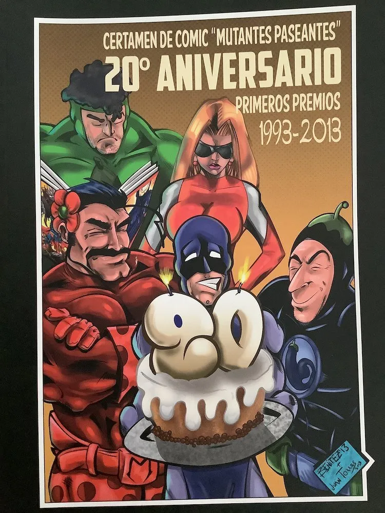 Certamen de cómic "Mutantes Paseantes" 20º Aniversario