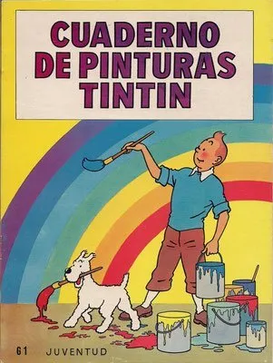 Cuaderno de pinturas Tintin