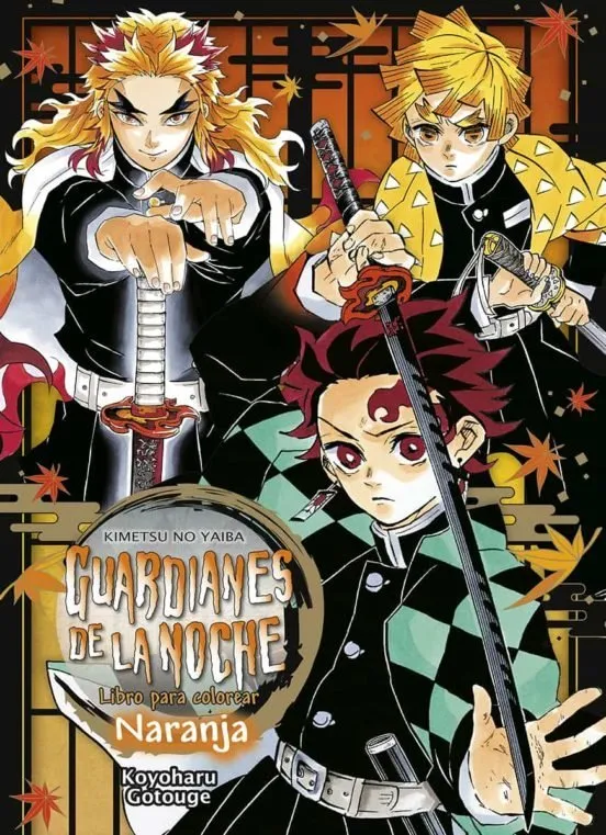 Guardianes de la Noche - Libro para colorear Naranja