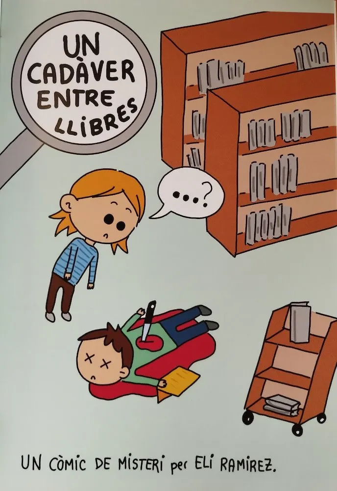 Un cadàver entre llibres (Autoedición)