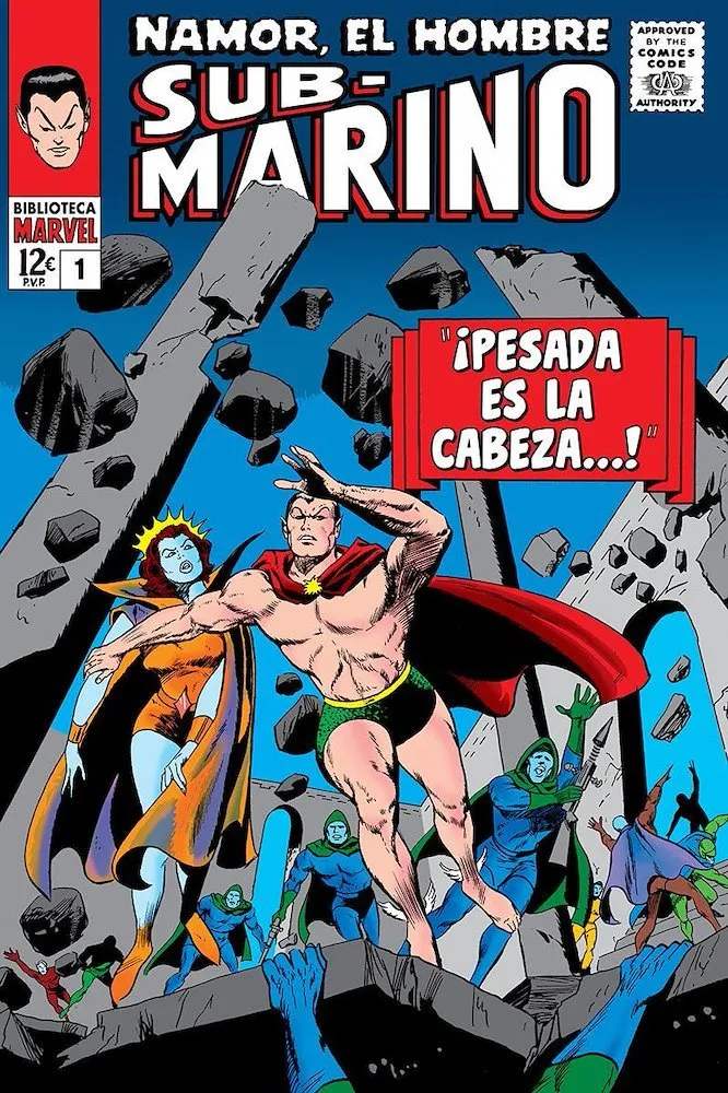 Namor, El Hombre Submarino. Biblioteca Marvel