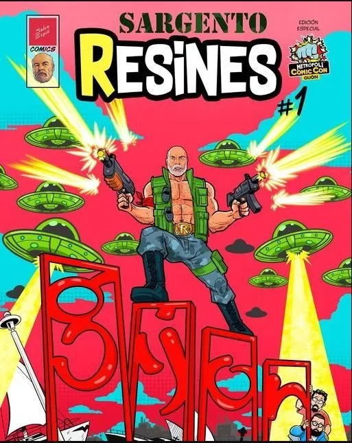 Sargento Resines. Edición Especial Metrópoli Cómic Con 2023