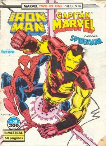 Iron Man Vol. 1 / Marvel Two-in-One: Iron Man & Capitán Marvel (1985-1991)
