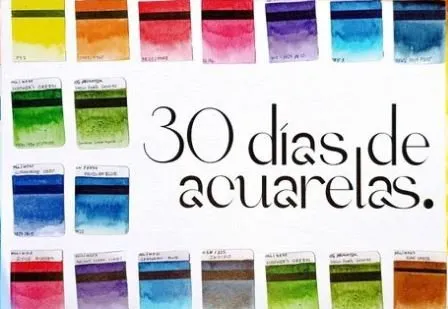 30 días de acuarelas (Autoedición)