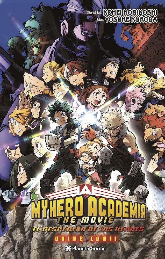 My Hero Academia: El Despertar de los héroes Anime comic