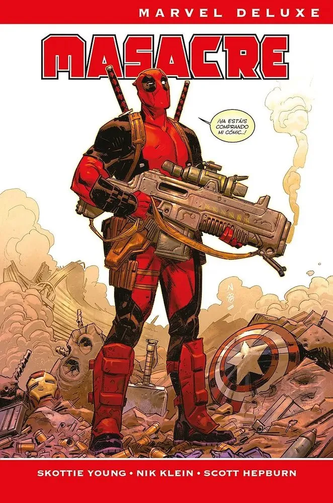 Masacre de Skottie Young y Nic Klein. Marvel Deluxe