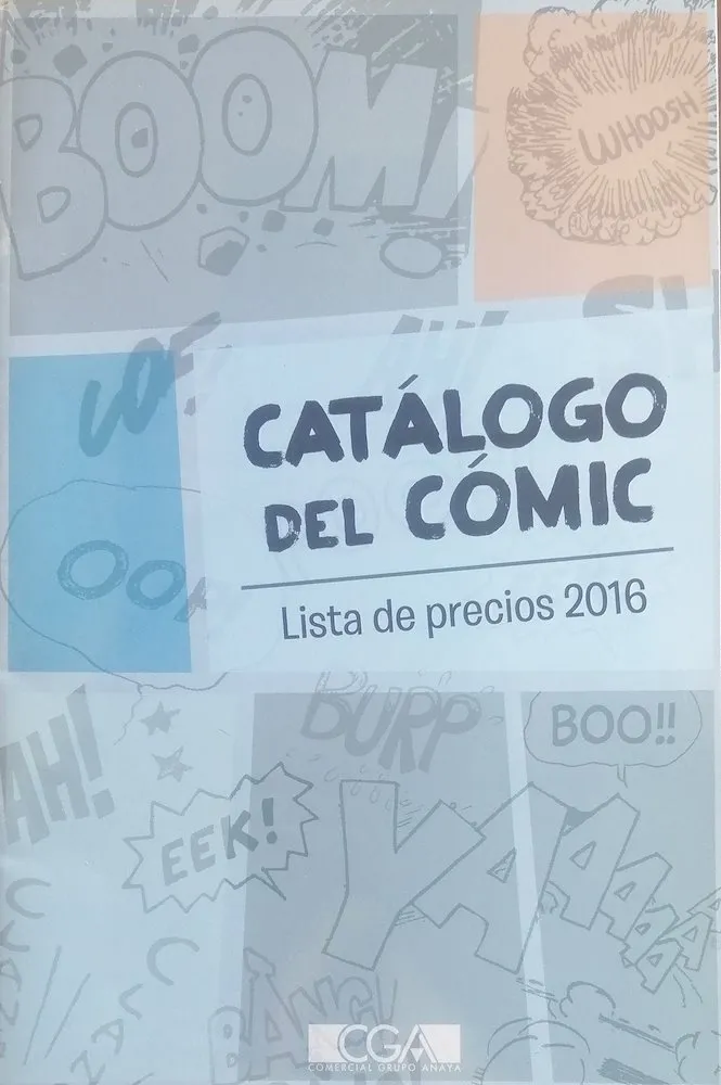 Catálogo del Cómic 2016