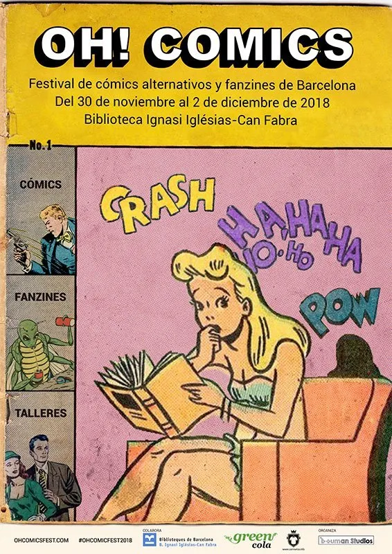 Oh! Comics. Festival de cómics alternativos y fanzines de Barcelona.