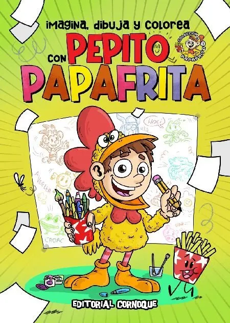 Imagina, dibuja y colorea con Pepito Papafrita