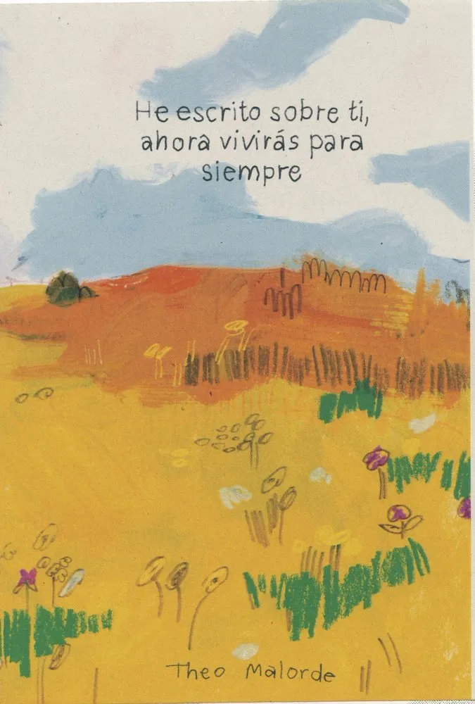 He escrito sobre ti, ahora vivirás para siempre (Autoedición)